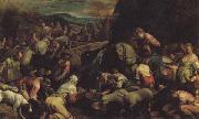Jacopo Bassano The Israelites Drinkintg the Miraculous Water oil painting reproduction